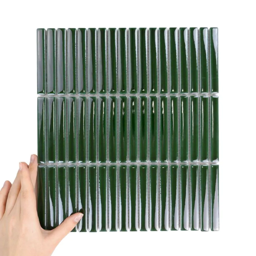 Fliese Stick Emerald Glänzend