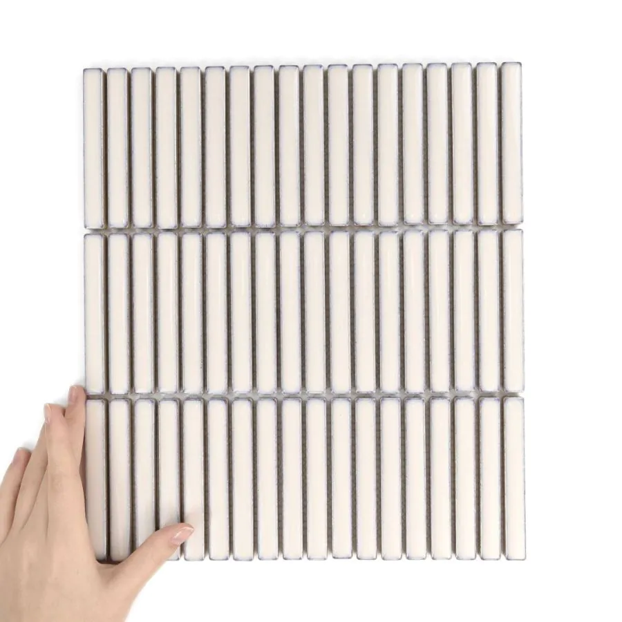 Fliese Stick Creme Glänzend