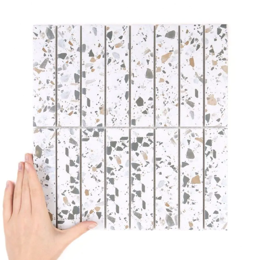 Fliese Stick Straciatella Terrazzo