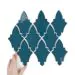 Aktualnie wybrany produkt: Fliese Arabesque Shield Ocean Granate Glänzend