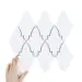 Aktualnie wybrany produkt: Fliese Arabesque Shield White Glänzend