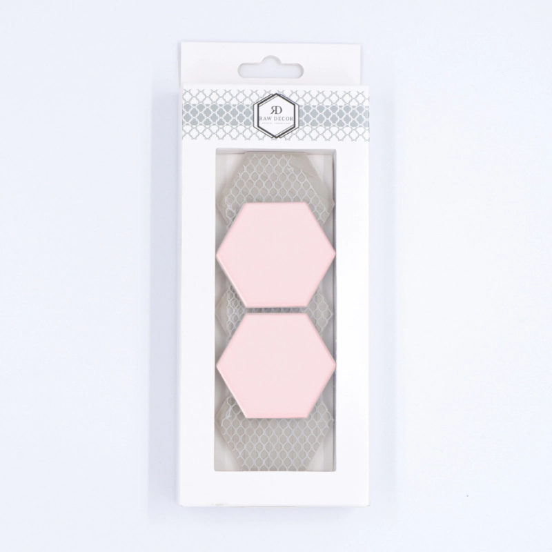 Musterfliese: Hexagon Groß Pink Matt