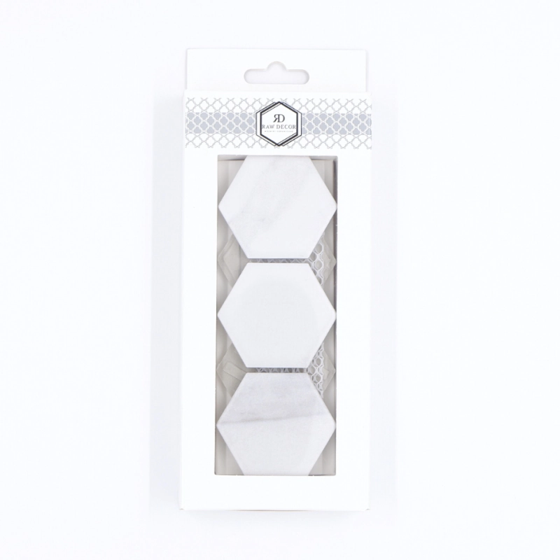 Musterfliese: Hexagon Groß Marble Matt