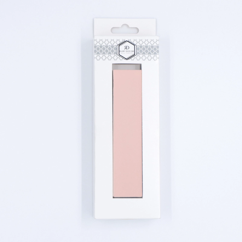 Musterfliese: Fischgräten XL Pink Matt
