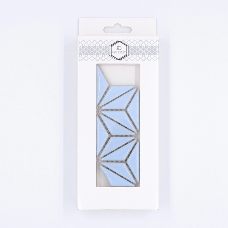 Musterfliese: Constellation Light Blue Glänzend