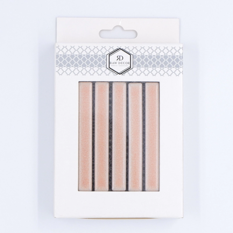 Musterfliese: Stick Pink Glänzend