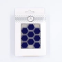 Musterfliese: Hexagon Klein Navy Blue Glänzend