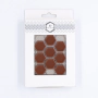 Musterfliese: Hexagon Klein Braun Matt