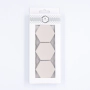 Musterfliese: Hexagon Groß Creme Antirutsch
