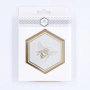 Musterfliese: Hexagon XL Queen Bee Gold - Bee Kollektion