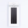 Musterfliese: Stick Schwarz Matt