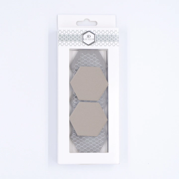 Musterfliese: Hexagon Groß Graphit Antirutsch
