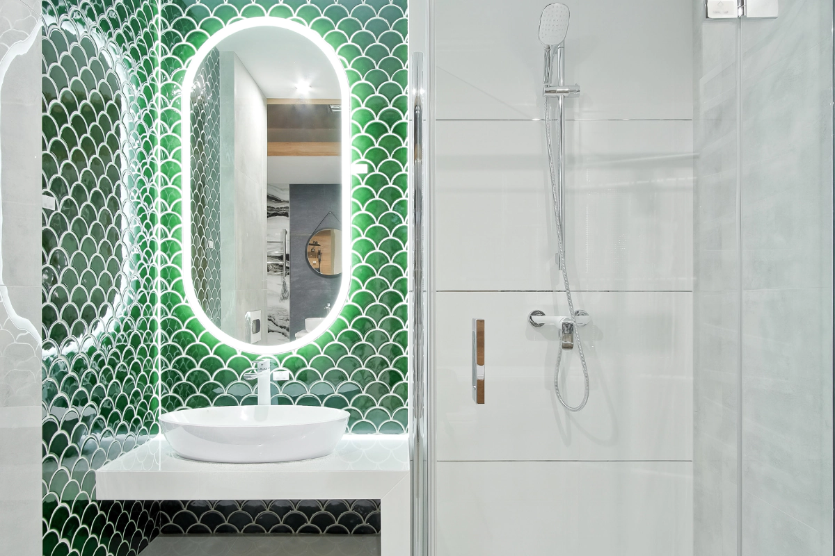 Mosaikfliesen für das Badezimmer