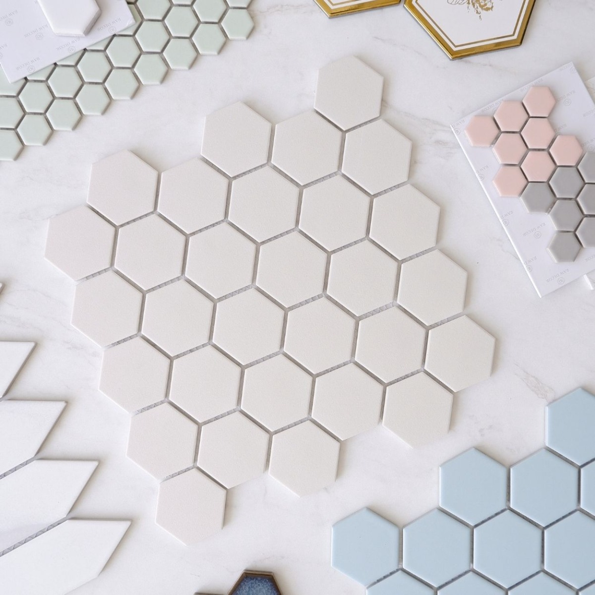Hexagon-Kollektion – Beispielanordnungen